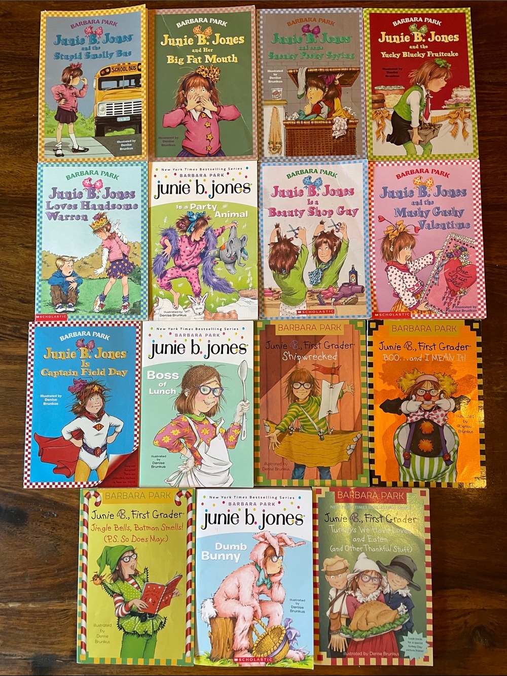 15 Junie B. First Grader + Junior B. Jones by Barbara Park Used Paperback Books
